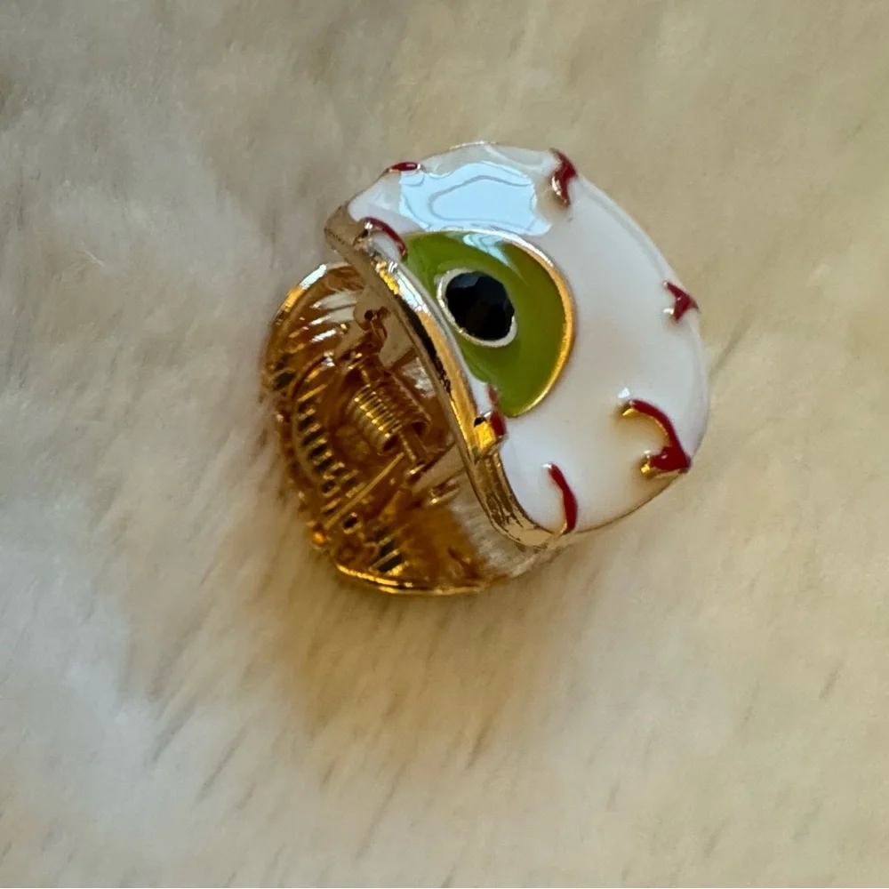 Eyeball Design Mini Hair Claw Clip